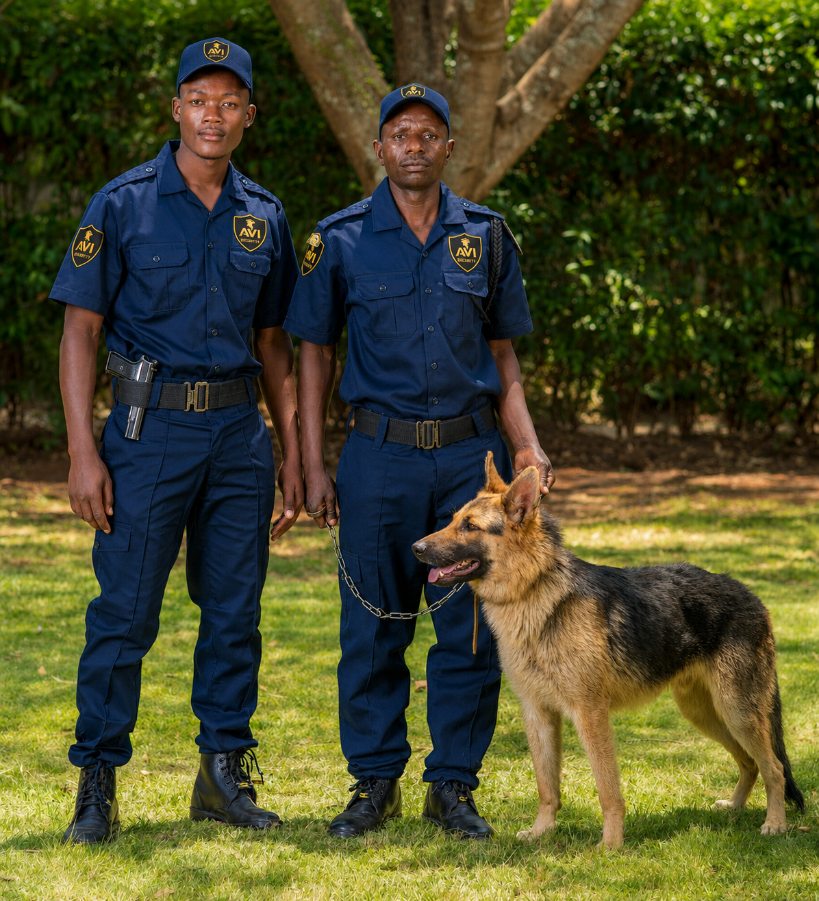 AVI Security officers providing professional protection